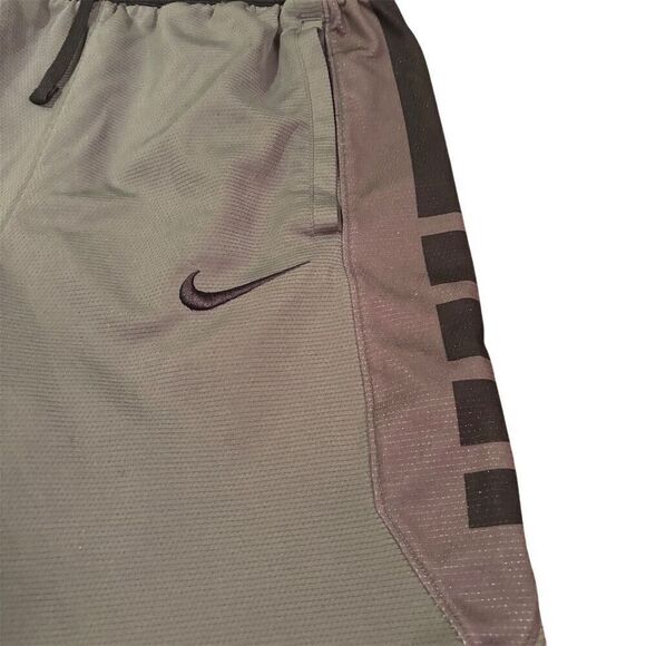 Nike Boys' Dri-Fit Elite Basketball Shorts L Dark Gray/Black - Picture 4 of 10